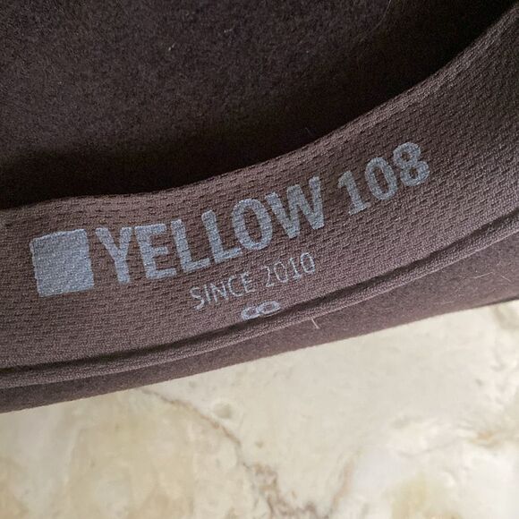 Yellow 108 Limited Edition Dylan Fedora 100% Wool Made in USA Small - Picture 13 of 16